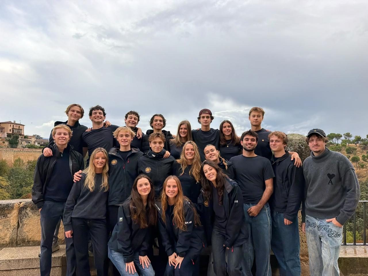 Group photo of the SegoSPI sailing team